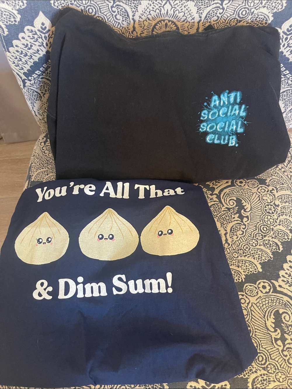 Men’s size large sweatshirt, and T-shirt bundle